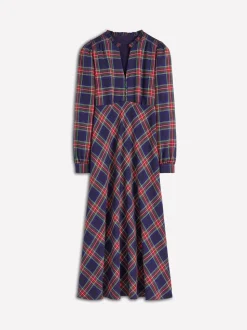 Boden Cassie Check Tea Dress