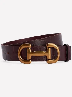 Boden Iris riem van leer met trens