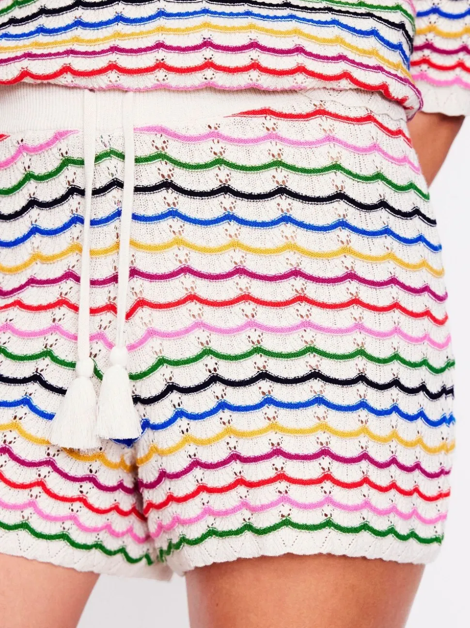Boden Textured Knitted Shorts