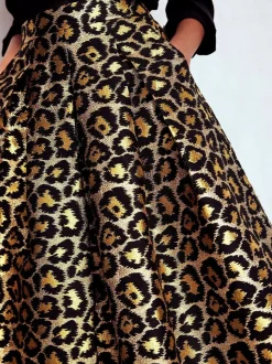 Boden Verity Jacquard Midi Skirt