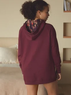 Bordeauxrood - B by Ted Baker Longline Hoodie
