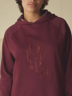 Bordeauxrood - B by Ted Baker Longline Hoodie
