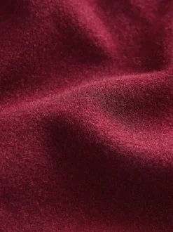 Bordeauxrood - Brushed Collared Jacket
