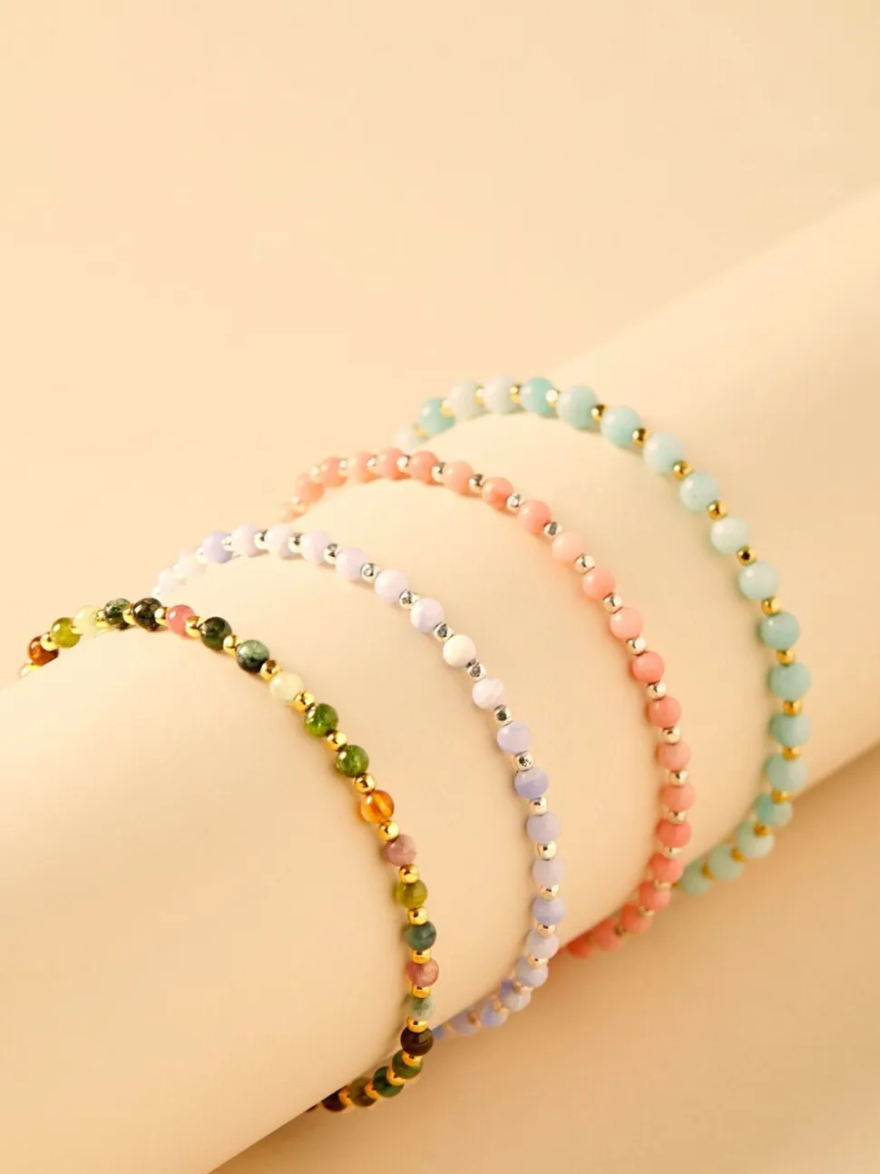 Bordeauxrood - Estella Bartlett Tourmaline Amelia armband