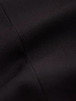 Bordeauxrood - Fitted Single Breasted Blazer