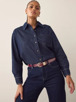 Bordeauxrood - High Shine Regular PU Belt