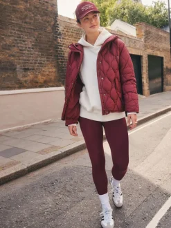 Bordeauxrood - Lange legging