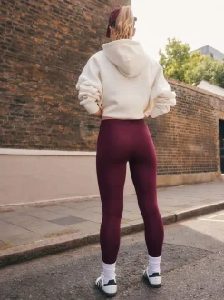 Bordeauxrood - Lange legging