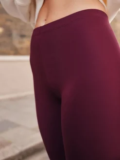 Bordeauxrood - Lange legging