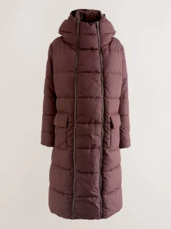 Bordeauxrood - Maternity Shower Resistant Coat