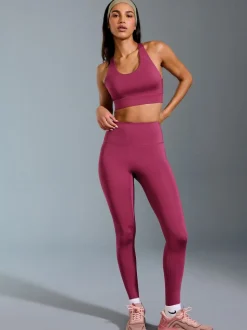 Bordeauxrood - Power Active sportlegging