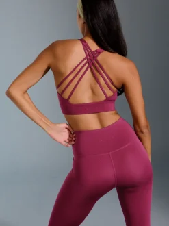 Bordeauxrood - Power Active sportlegging