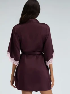 Boux Avenue Amelia Satin Short Robe