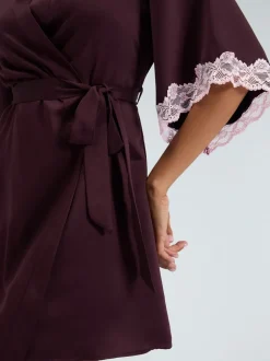 Boux Avenue Amelia Satin Short Robe