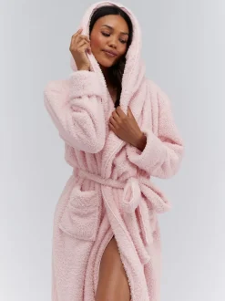Boux Avenue Fluffy Boucle Long Dressing Gown
