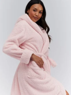 Boux Avenue Fluffy Boucle Long Dressing Gown