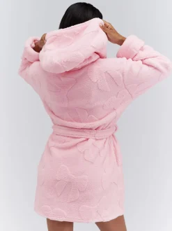 Boux Avenue Fluffy Bow Short Dressing Gown