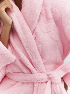 Boux Avenue Fluffy Bow Short Dressing Gown