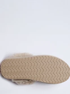 Boux Avenue Platform Suedette Mule Slippers