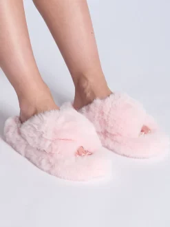 Boux Avenue Ridge Sole Cross Band Slippers