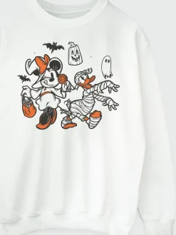 Brands In Disney Minnie Mouse Sketch Halloween Sweatshirt