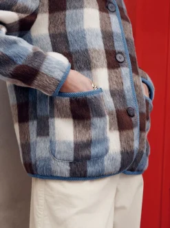 Brown and Blue - Geruit jack
