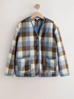 Brown and Blue - Geruit jack