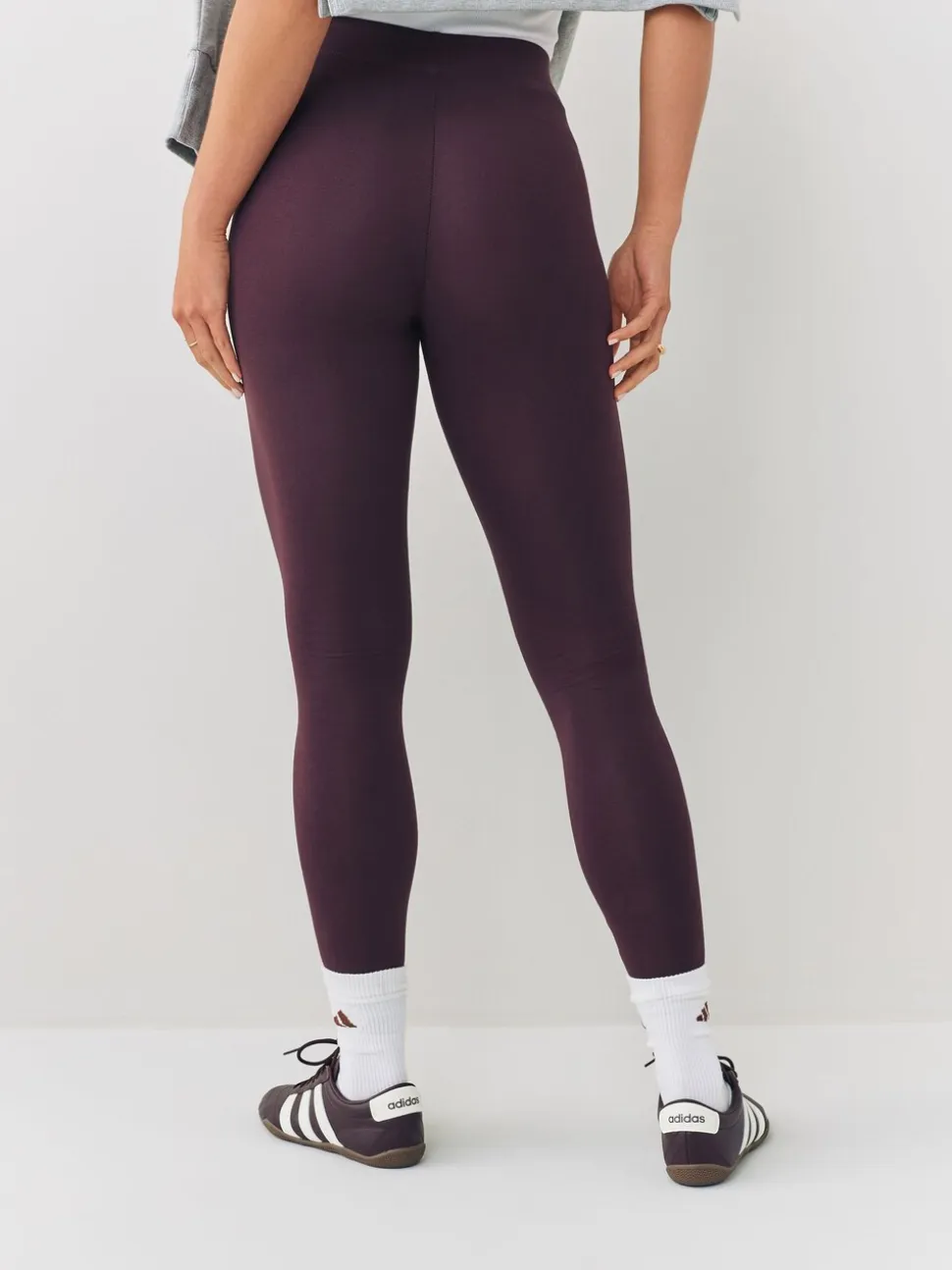 Bruin - adidas Essentials Linear katoenen legging