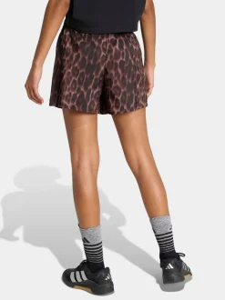Bruin - adidas Workout Essentials Leopard Woven Shorts