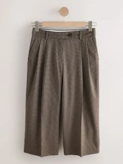 Bruin - Checked Tailored Culottes