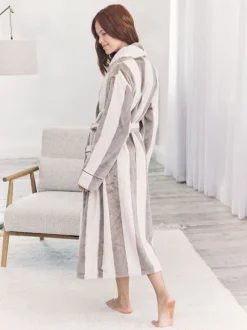 Bruin - Chelsea Peers Fleece Stripe Dressing Gown