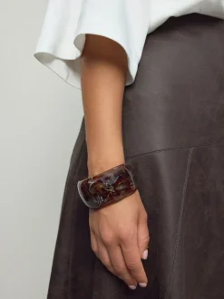 Bruin - Chunky Acrylic Bangle