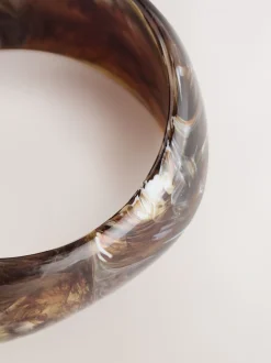 Bruin - Chunky Acrylic Bangle