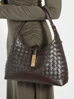 Bruin - Dune London Dorset Medium Turnlock Shoulder Bag