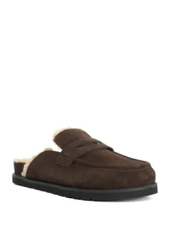 Bruin - Dune London Goldy Lined Backless Loafers