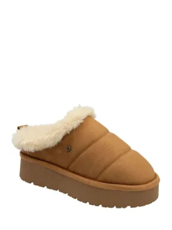 Bruin - Dunlop Faux Suede Mule Slippers