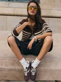 Bruin - Friends Like These Contrast Stripe Cardigan