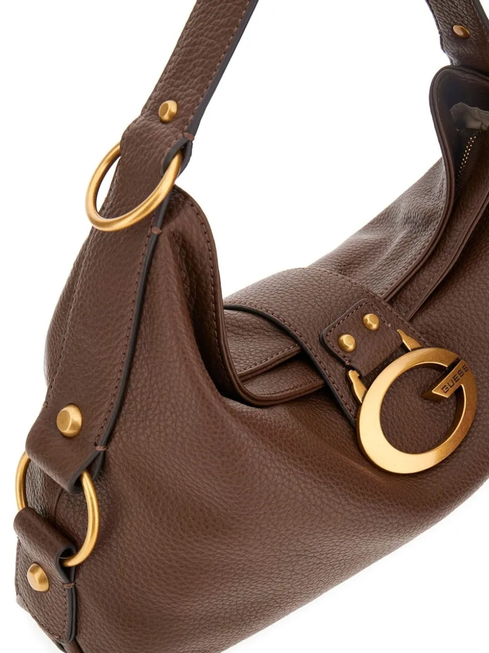 Bruin - Guess Camden Large Logo Slouchy Bag