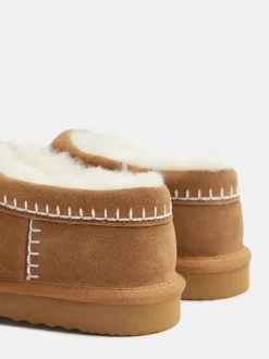 Bruin - Hush Padded Collar Shearling Snug Slippers