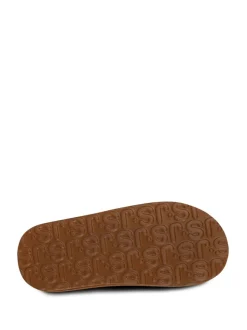 Bruin - Just Sheepskin - Erin damespantoffels van schapenvacht