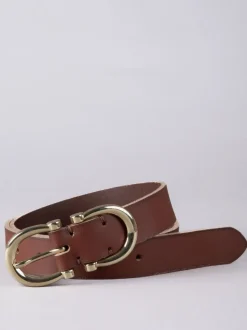 Bruin - Lakeland Leather Bowness Suède Riem met Dubbele Gesp