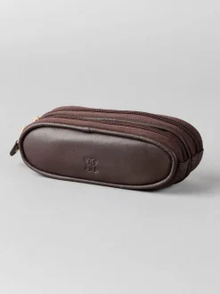Bruin - Lakeland Leather dubbele brillenkoker