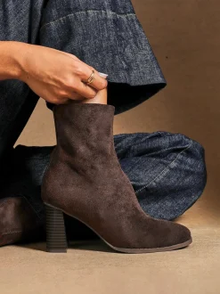 Bruin - Linzi Approach Round Toe Block Heeled Ankle Boots