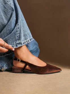 Bruin - Linzi Clasica Low Heeled Slingback Courts