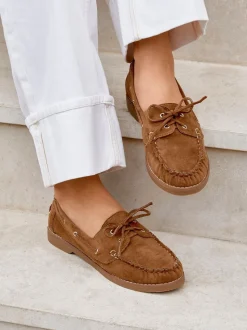 Bruin - Linzi Frame Slip-On Loafers With Ruched Front Detailing