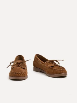 Bruin - Linzi Frame Slip-On Loafers With Ruched Front Detailing