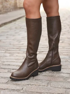 Bruin - Linzi Resist Stretch High Leg Wedge Boots