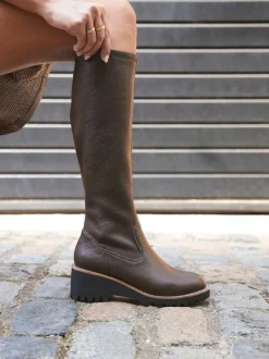 Bruin - Linzi Resist Stretch High Leg Wedge Boots
