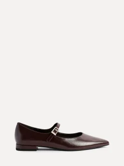 Bruin - Linzi Seattle Mary Jane Lage schoenen met spitse neus