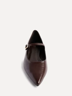 Bruin - Linzi Seattle Mary Jane Lage schoenen met spitse neus